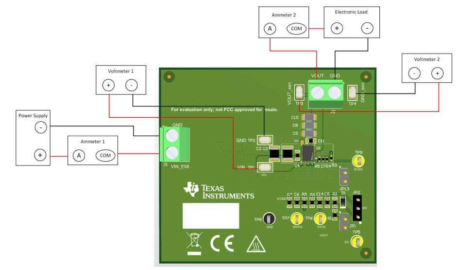Diagramma - Texas Instruments Modulo di valutazione TPSM843521EVM